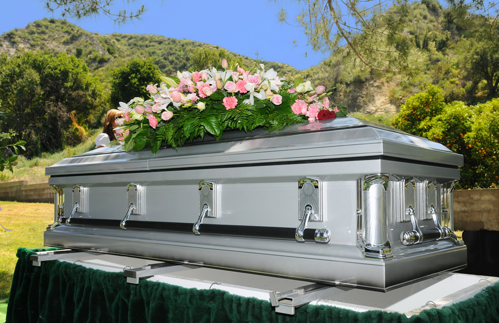 Casket at Grave site